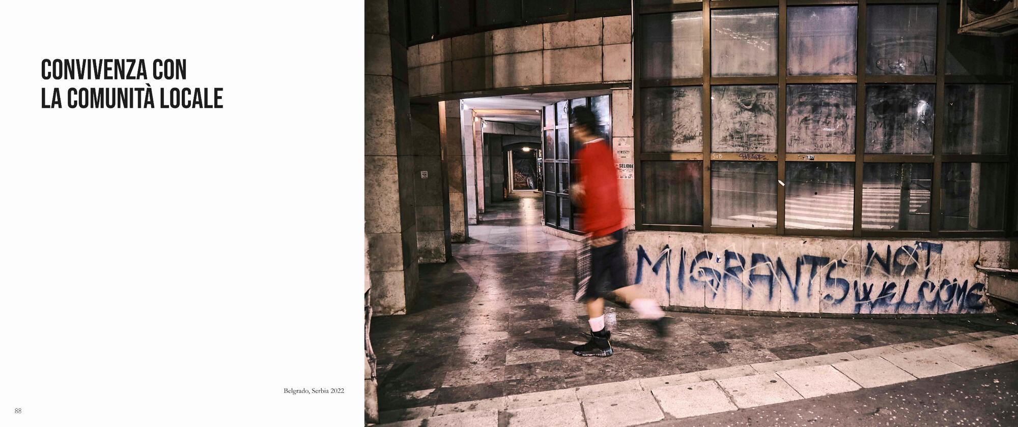 catalogo Along the border: Belgrado Migrants not welcome