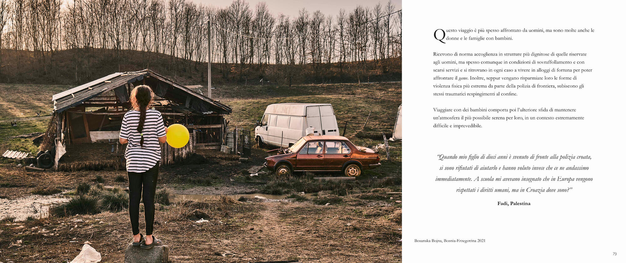 catalogo Along the border: bosnia famiglie