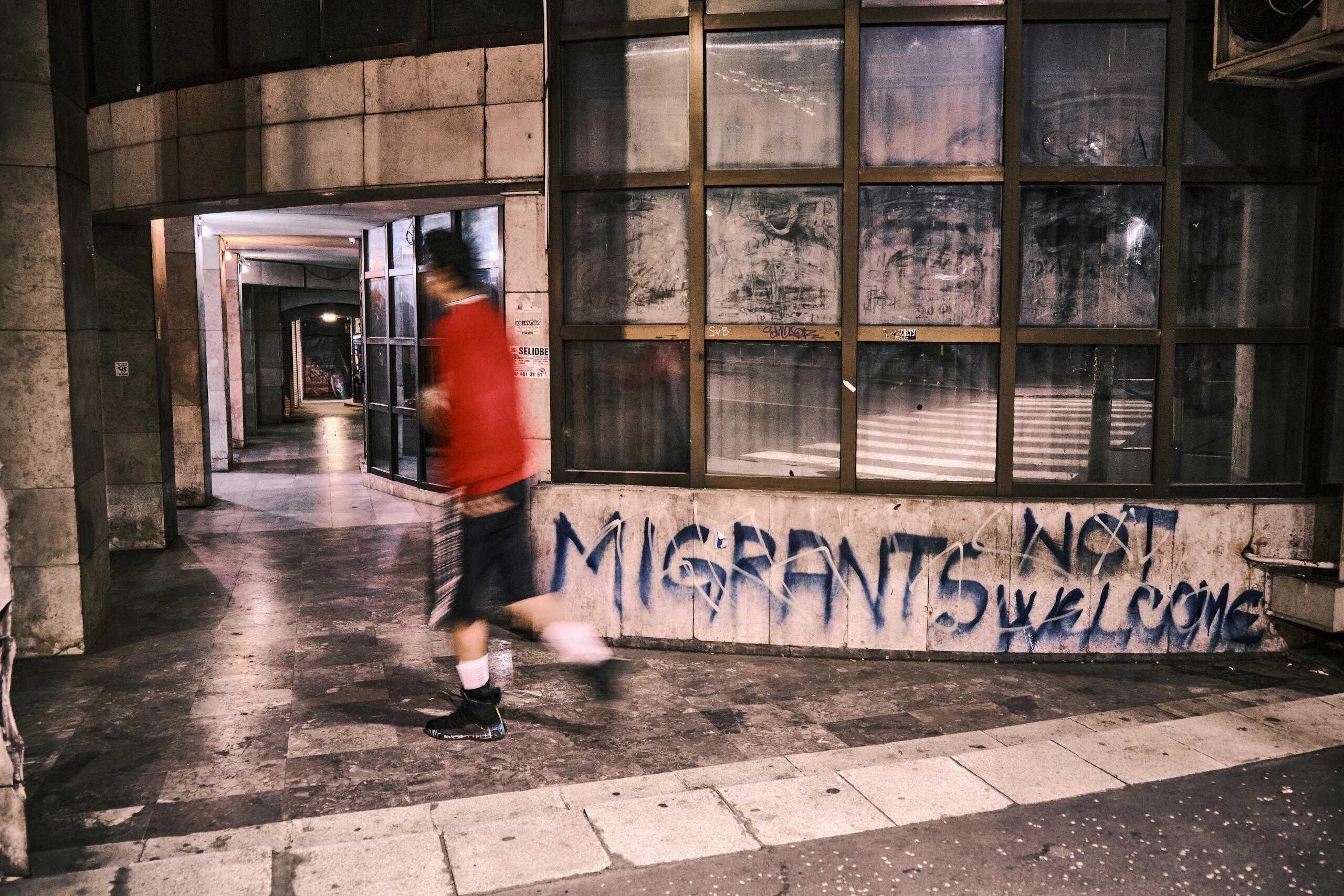 Graffiti on a wall in Belgrade, Serbia